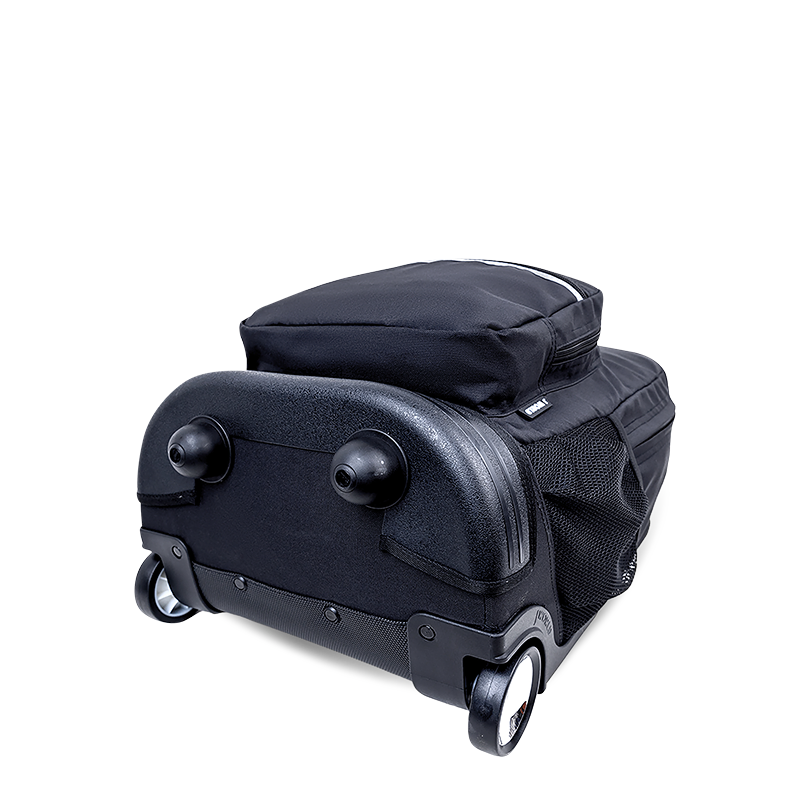 Sunrise Rolling Backpack (18 Inch) in Black - JWorldstore