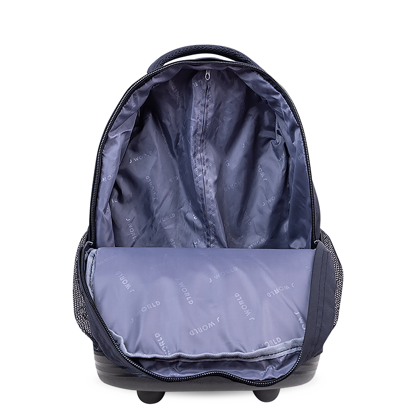 Sunrise Rolling Backpack (18 Inch) in Black - JWorldstore