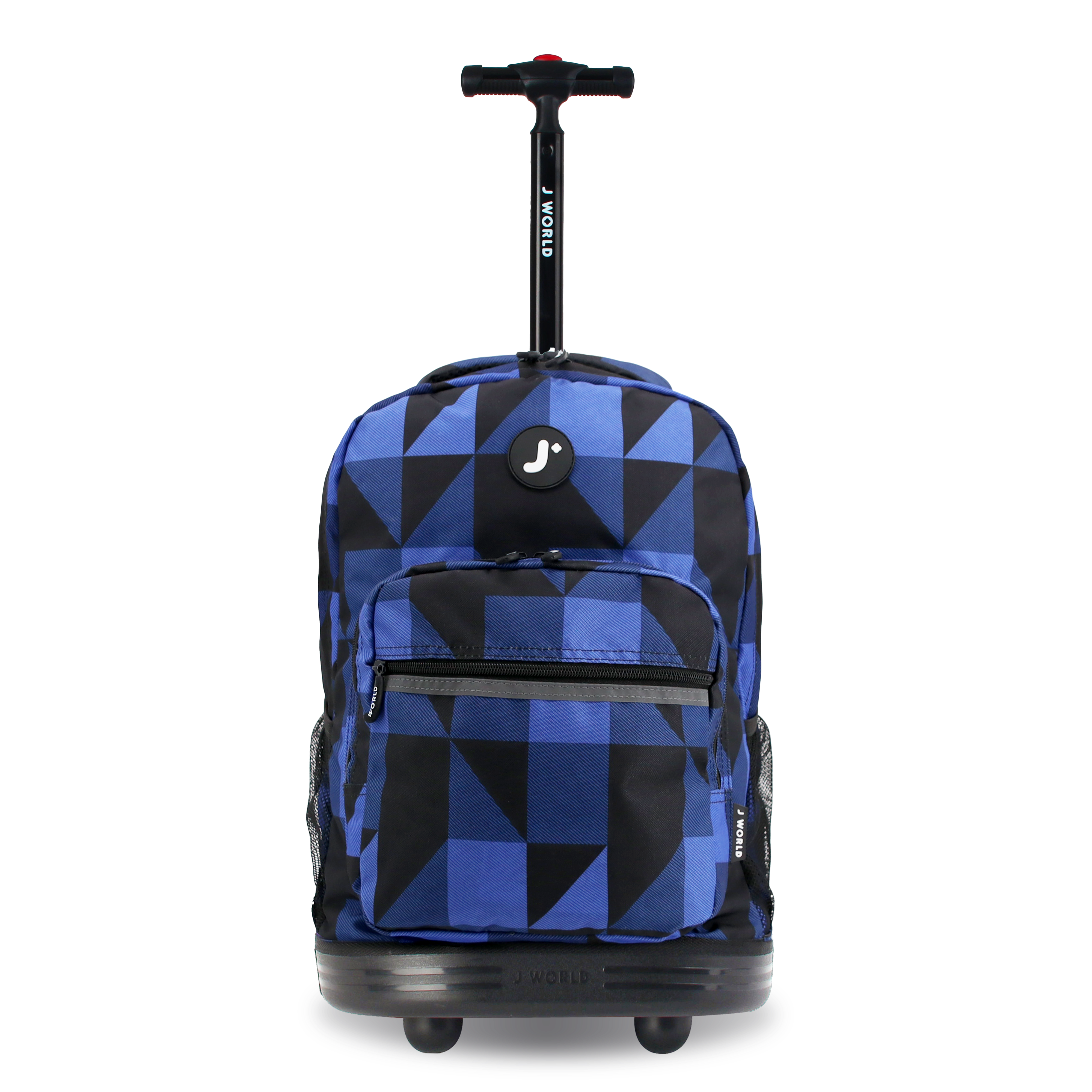 Sunrise Rolling Backpack (18 Inch) in Block Navy - JWorldstore