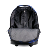 Sunrise Rolling Backpack (18 Inch) in Block Navy - JWorldstore