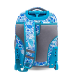 Sunrise Rolling Backpack (18 Inch) in Blue Vine - JWorldstore
