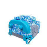 Sunrise Rolling Backpack (18 Inch) in Blue Vine - JWorldstore