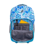 Sunrise Rolling Backpack (18 Inch) in Blue Vine - JWorldstore