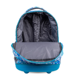 Sunrise Rolling Backpack (18 Inch) in Blue Vine - JWorldstore