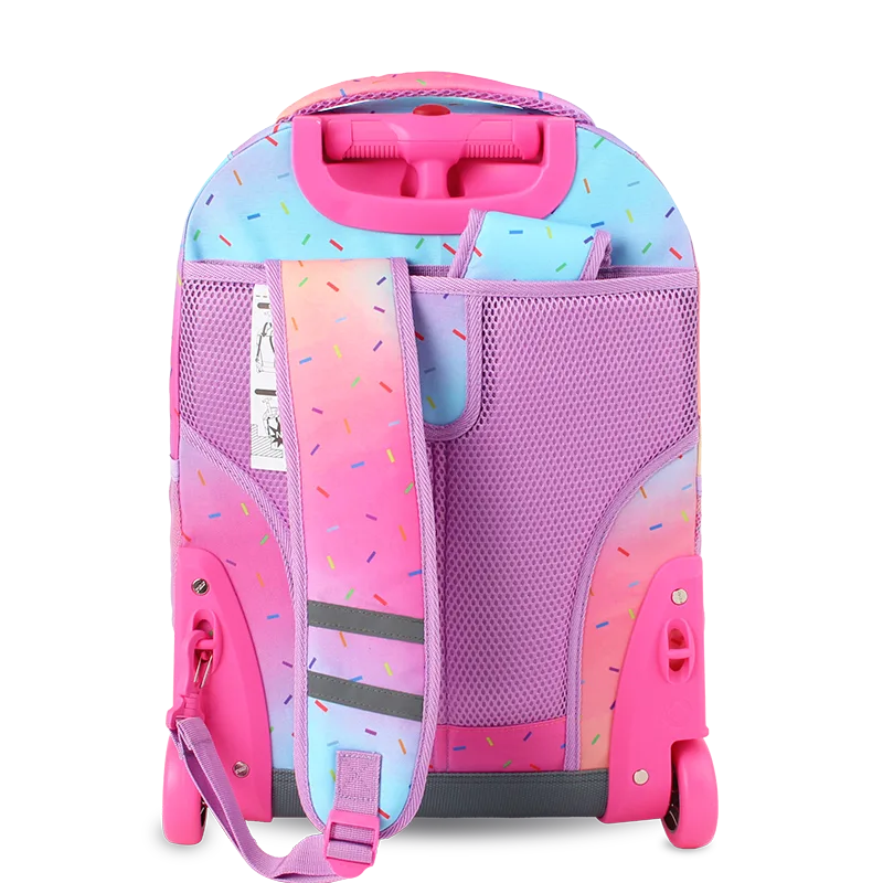 Sunrise Rolling Backpack (18 Inch) in Confetti - JWorldstore