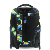 Sunrise Rolling Backpack (18 Inch) in Cubes - JWorldstore