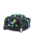 Sunrise Rolling Backpack (18 Inch) in Cubes - JWorldstore