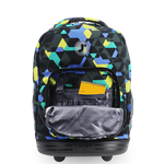 Sunrise Rolling Backpack (18 Inch) in Cubes - JWorldstore