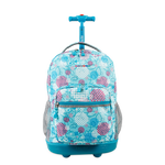 Sunrise Rolling Backpack (18 Inch) in Dandelion - Final Sale - JWorldstore
