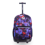Sunrise Rolling Backpack (18 Inch) in Galaxy - JWorldstore