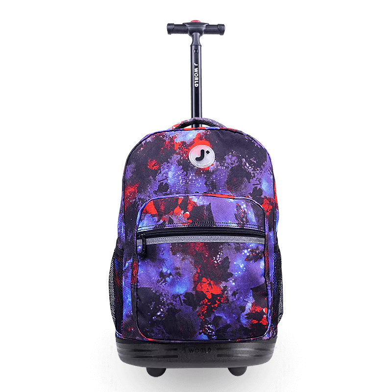 Sunrise Rolling Backpack (18 Inch) in Galaxy - JWorldstore