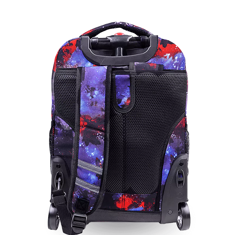 Sunrise Rolling Backpack (18 Inch) in Galaxy - JWorldstore