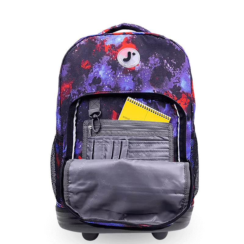Sunrise Rolling Backpack (18 Inch) in Galaxy - JWorldstore