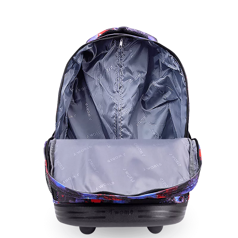 Sunrise Rolling Backpack (18 Inch) in Galaxy - JWorldstore