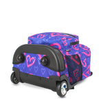 Sunrise Rolling Backpack (18 Inch) in Heart Spray - JWorldstore