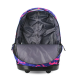 Sunrise Rolling Backpack (18 Inch) in Heart Spray - JWorldstore