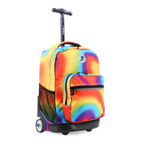 Sunrise Rolling Backpack (18 Inch) in Heat - Final Sale - JWorldstore