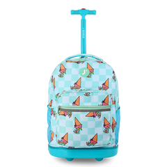 Sunrise Rolling Backpack (18 Inch) in Ice Cone - JWorldstore