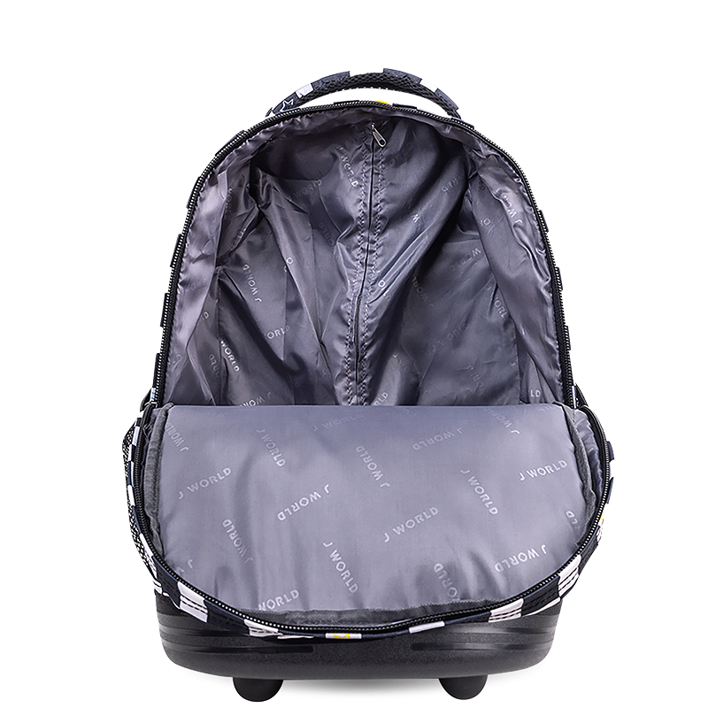 Sunrise Rolling Backpack (18 Inch) in Icon Checkers - JWorldstore