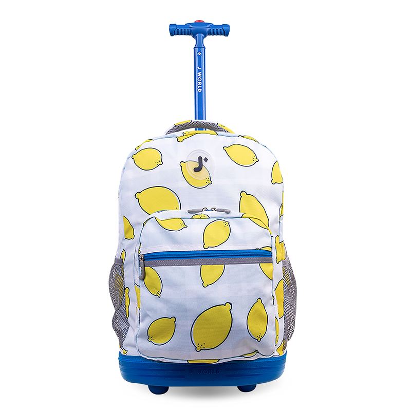 Sunrise Rolling Backpack (18 Inch) in Lemona - Final Sale - JWorldstore