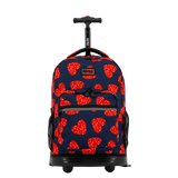 Sunrise Rolling Backpack (18 Inch) in Love Spangle - Final Sale - JWorldstore