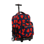 Sunrise Rolling Backpack (18 Inch) in Love Spangle - Final Sale - JWorldstore