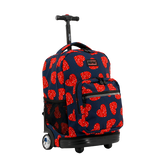 Sunrise Rolling Backpack (18 Inch) in Love Spangle - Final Sale - JWorldstore