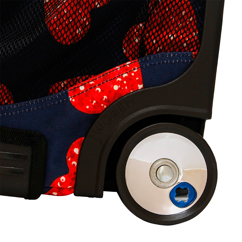 Sunrise Rolling Backpack (18 Inch) in Love Spangle - Final Sale - JWorldstore