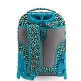 Sunrise Rolling Backpack (18 Inch) in Mint Leopard - JWorldstore