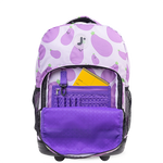Sunrise Rolling Backpack (18 Inch) in Mr Eggplant - JWorldstore