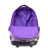 Sunrise Rolling Backpack (18 Inch) in Mr Eggplant - JWorldstore