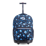 Sunrise Rolling Backpack (18 Inch) in Night Bloom - JWorldstore