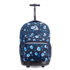 Sunrise Rolling Backpack (18 Inch) in Night Bloom - JWorldstore