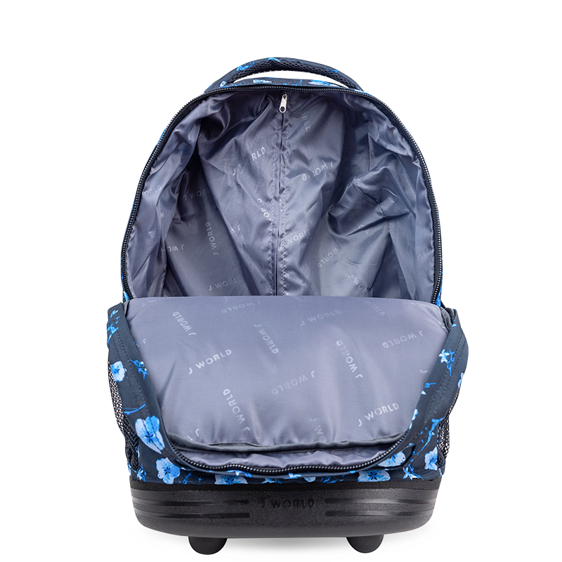 Sunrise Rolling Backpack (18 Inch) in Night Bloom - JWorldstore