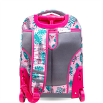 Sunrise Rolling Backpack (18 Inch) in Palm Leaves - JWorldstore