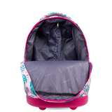 Sunrise Rolling Backpack (18 Inch) in Palm Leaves - JWorldstore