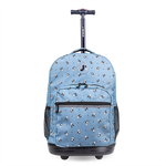 Sunrise Rolling Backpack (18 Inch) in Panda - JWorldstore