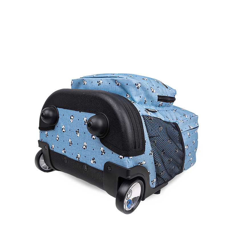 Sunrise Rolling Backpack (18 Inch) in Panda - JWorldstore