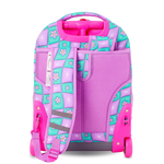 Sunrise Rolling Backpack (18 Inch) in Puffy Flower - JWorldstore