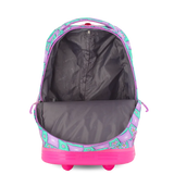 Sunrise Rolling Backpack (18 Inch) in Puffy Flower - JWorldstore