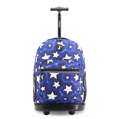 Sunrise Rolling Backpack (18 Inch) in Puffy Star - JWorldstore