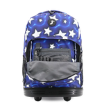 Sunrise Rolling Backpack (18 Inch) in Puffy Star - JWorldstore