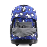 Sunrise Rolling Backpack (18 Inch) in Puffy Star - JWorldstore