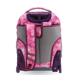Sunrise Rolling Backpack (18 Inch) in Purple Galaxy - JWorldstore