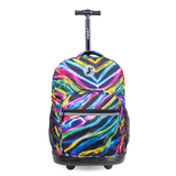 Sunrise Rolling Backpack (18 Inch) in Quantum - JWorldstore