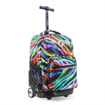 Sunrise Rolling Backpack (18 Inch) in Quantum - JWorldstore