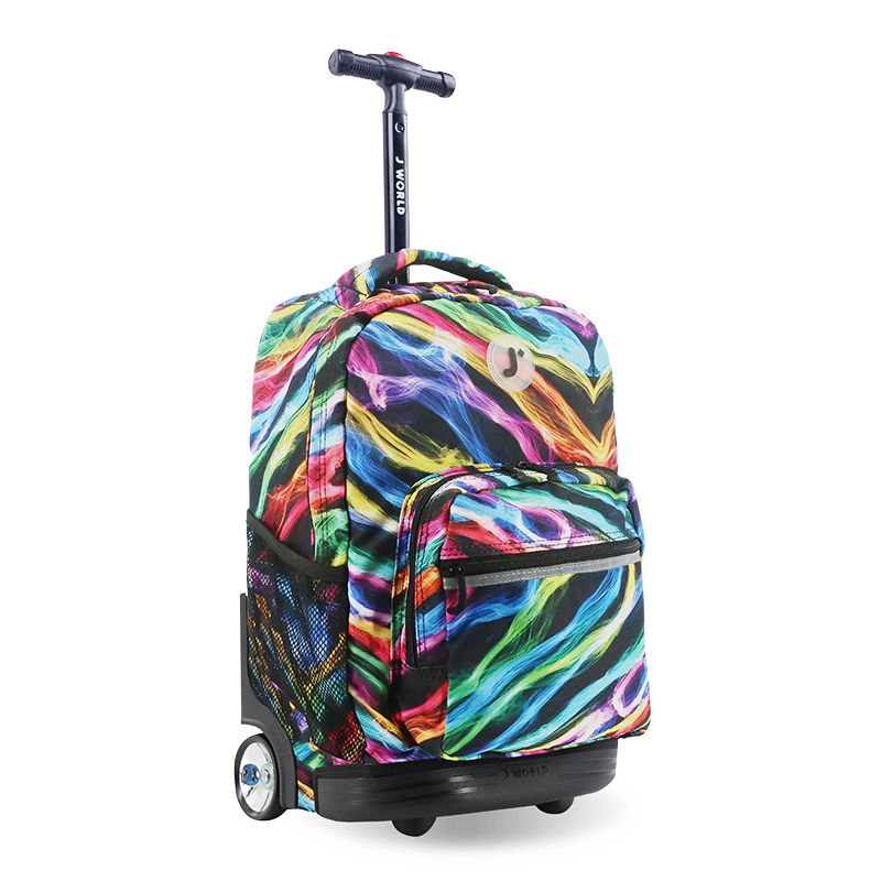 Sunrise Rolling Backpack (18 Inch) in Quantum - JWorldstore