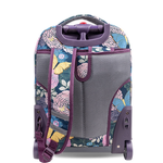 Sunrise Rolling Backpack (18 Inch) in Secret Garden - JWorldstore