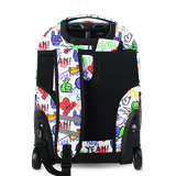 Sunrise Rolling Backpack (18 Inch) in Street Art - JWorldstore