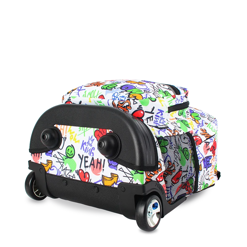 Sunrise Rolling Backpack (18 Inch) in Street Art - JWorldstore